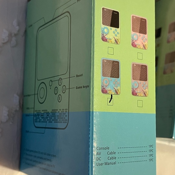 Two G5 Handheld Game Box Players 500 Retro Games 3\